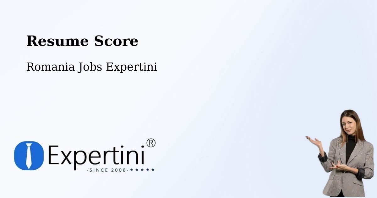 Resume Score & Job Description Match Tool – Desa - Romania Jobs Expertini